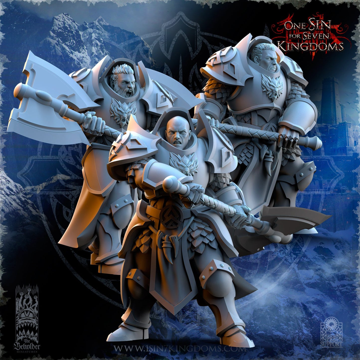 Punishers with great weapons, The Beholder Miniatures