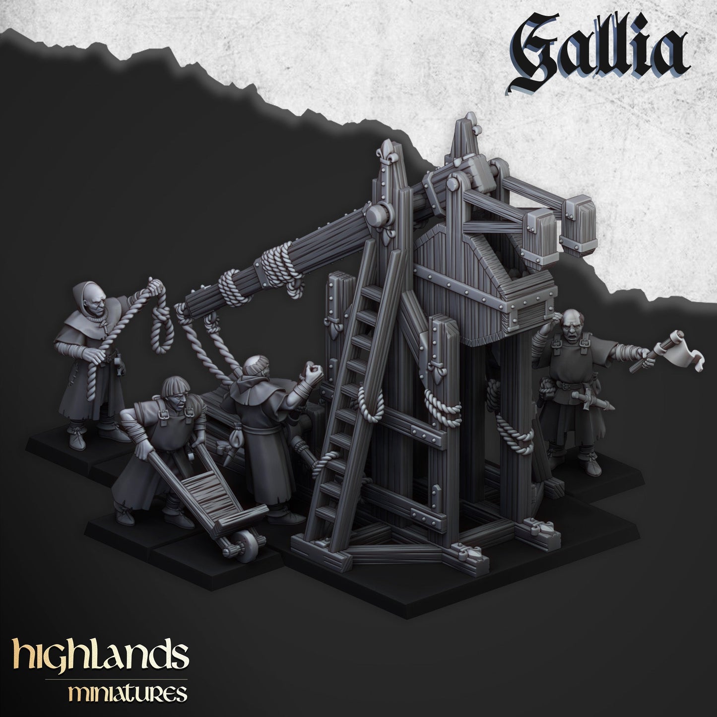 Gallia Trebuchet, Highlands Miniatures