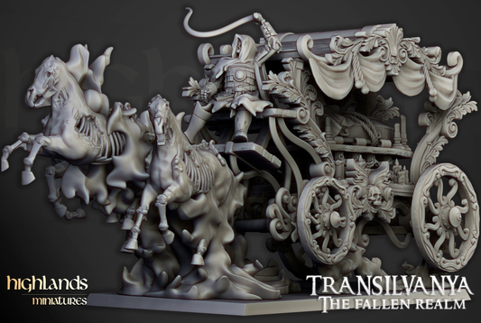 Undead Boyar Chariot, Highlands Miniatures