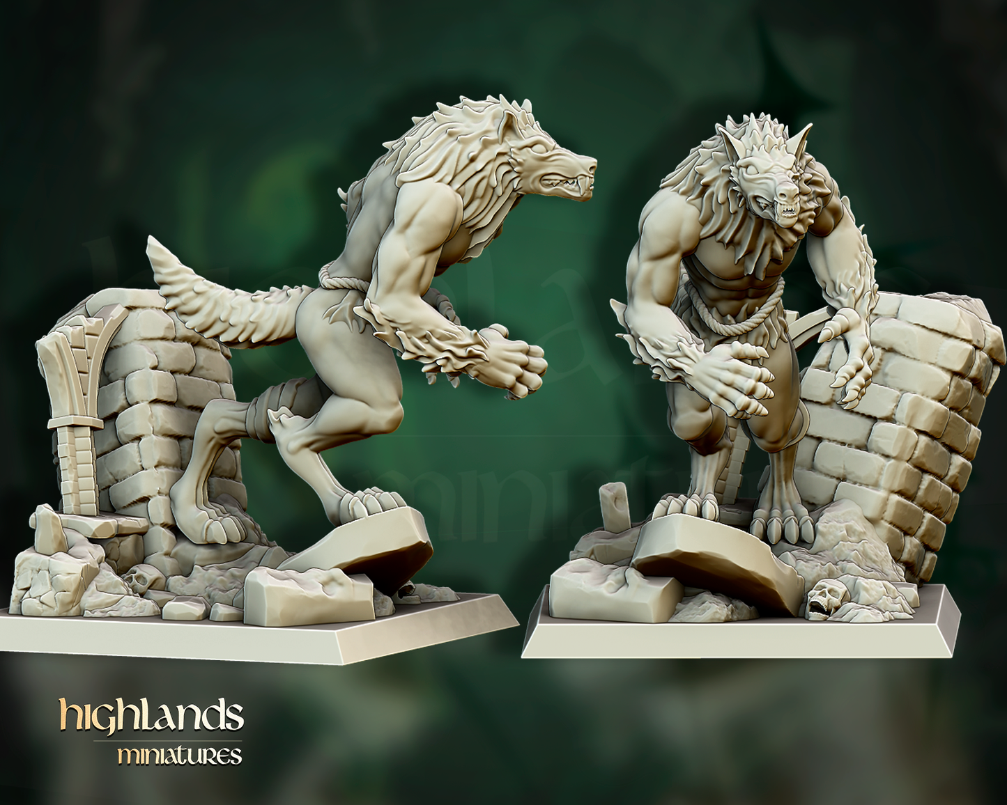 Werewolves, Highlands Miniatures