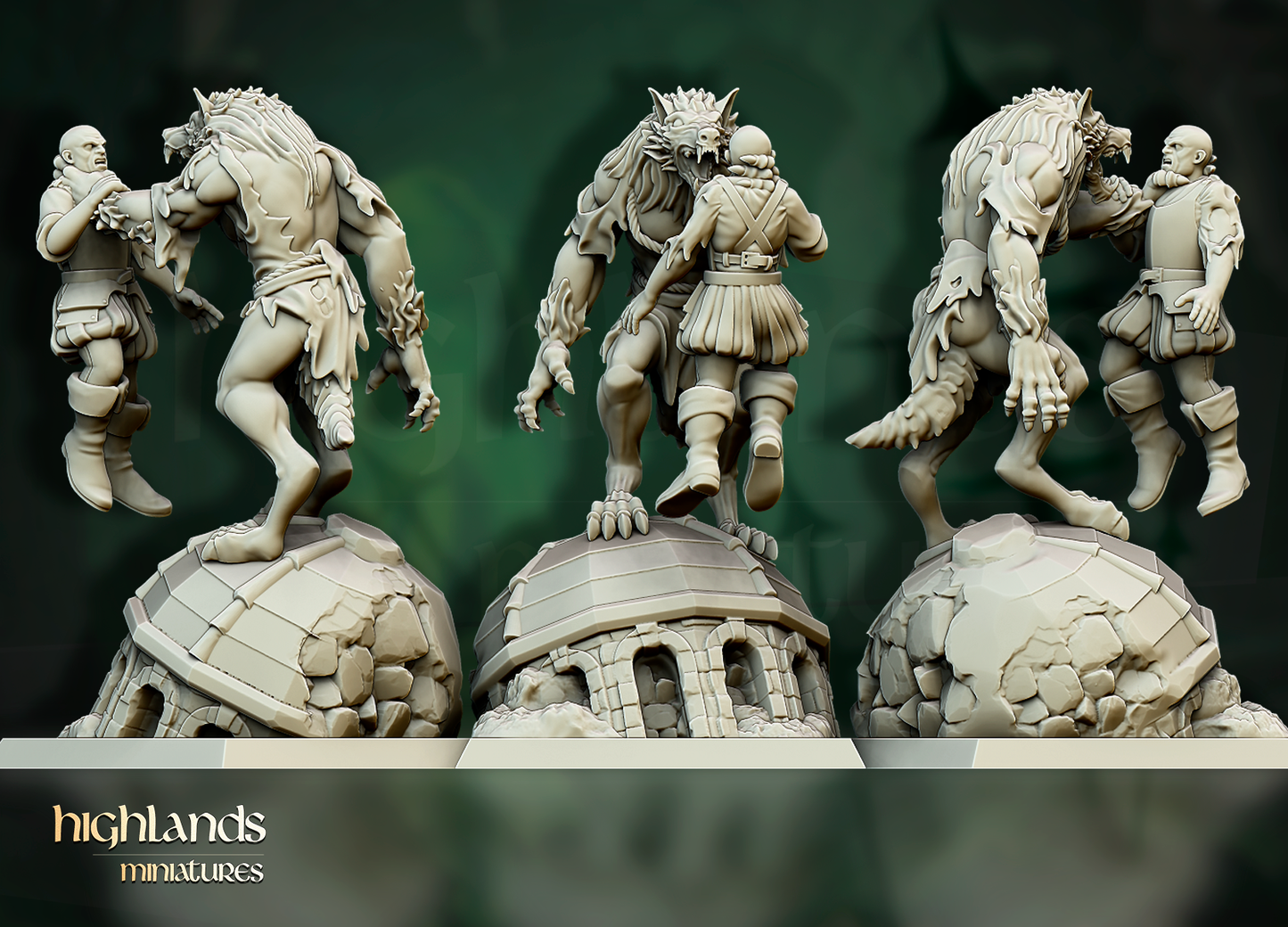 Werewolves, Highlands Miniatures