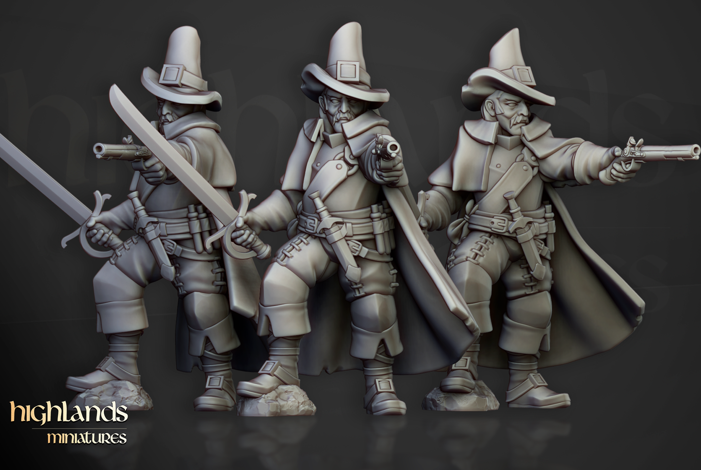 Inquisitorial Band, Highlands Miniatures