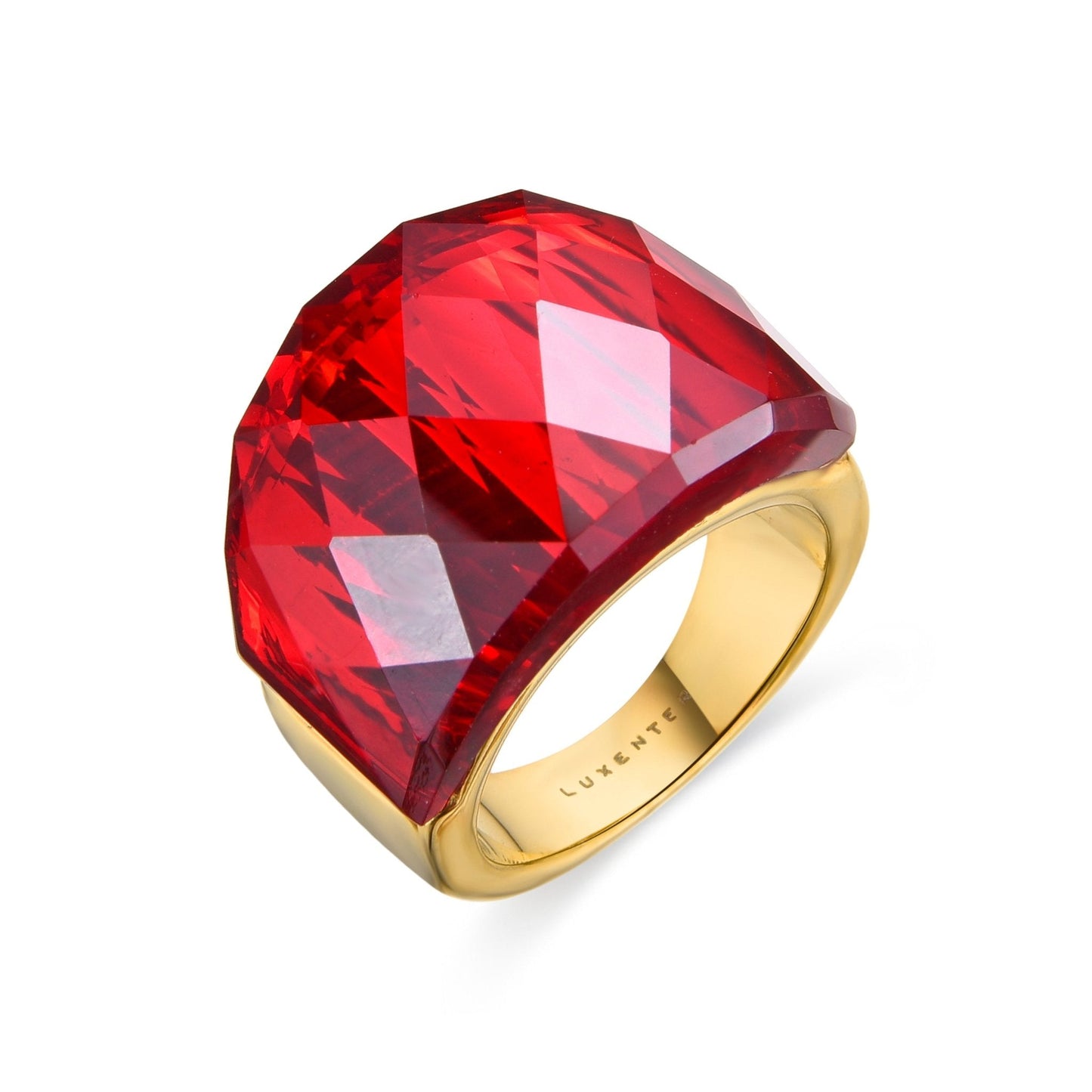 Anillo acabado en oro amarillo 18k