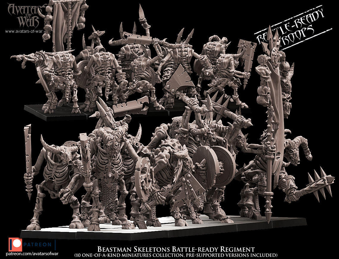 Beastmen Skeleton, Avatars of War
