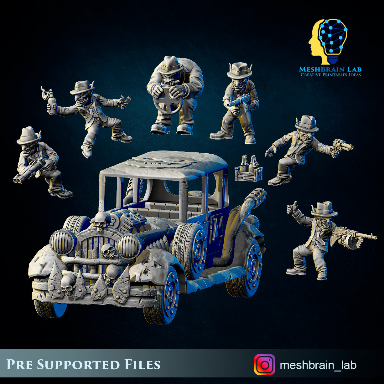 Ork Bulletproof Junk & Gang of Nuts, MeshBrain Lab