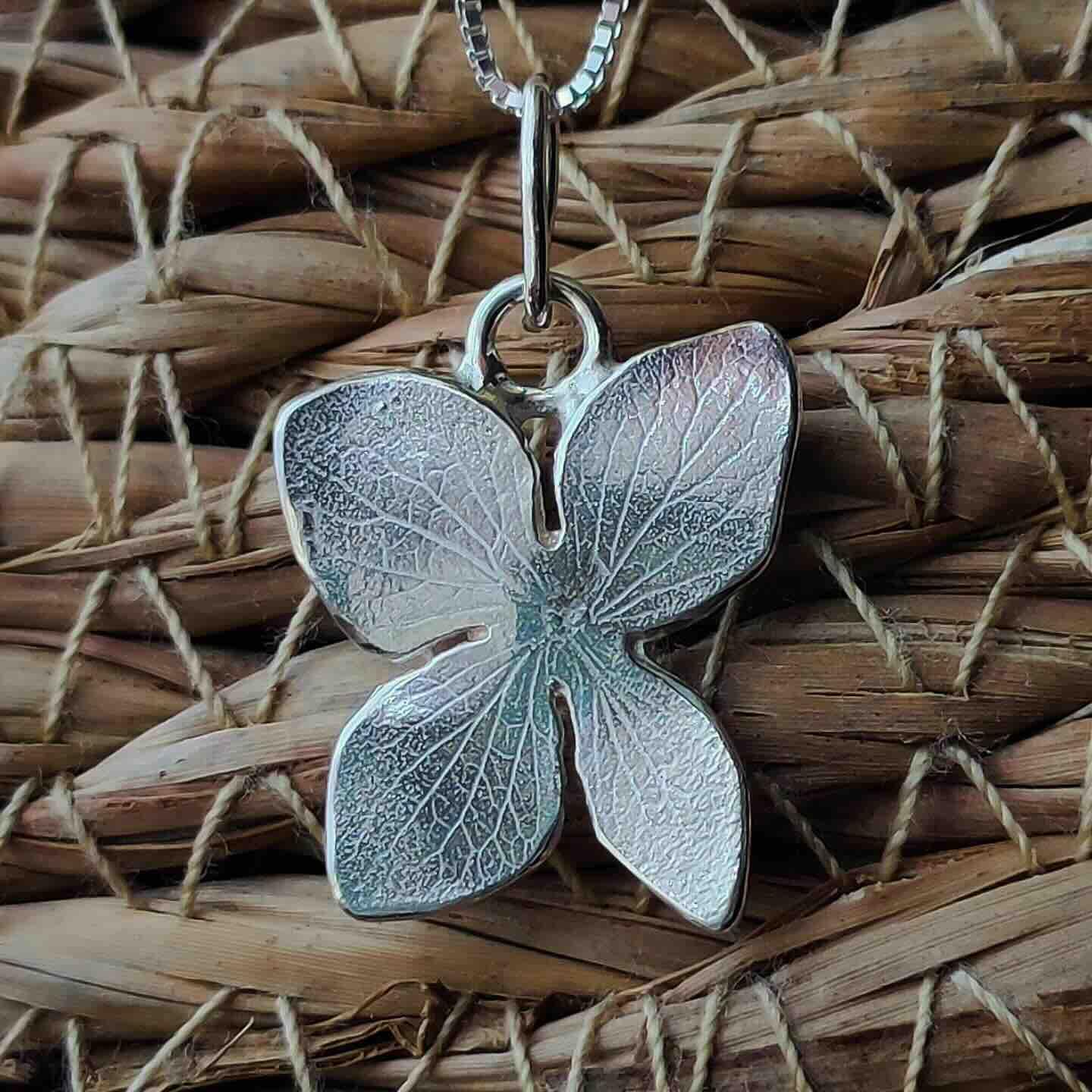 Colgante Flor de Hortensia