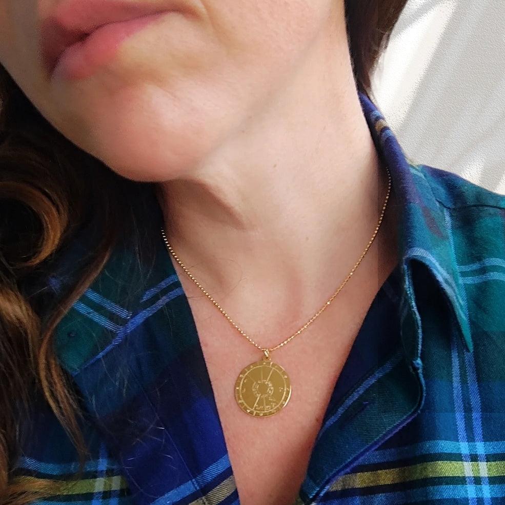 Colgante Medallón Carta Astral