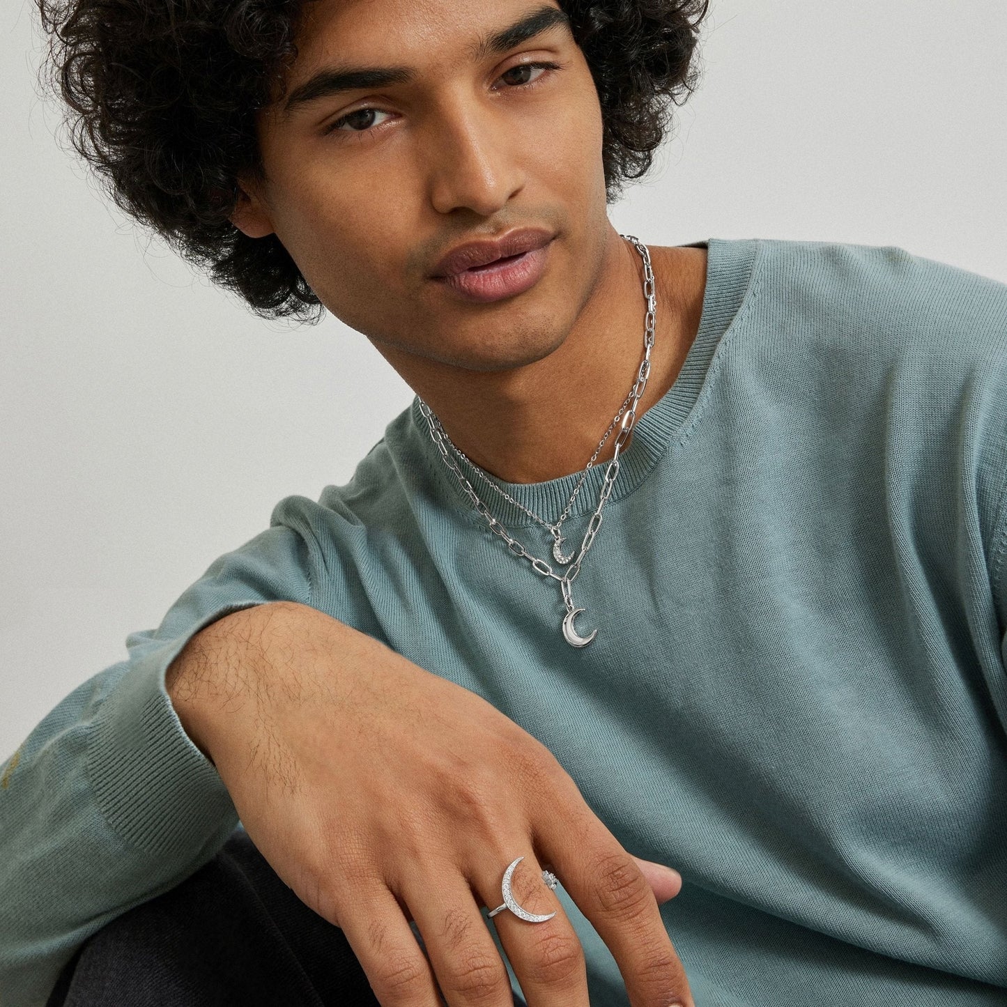 Collar acabado en rodio