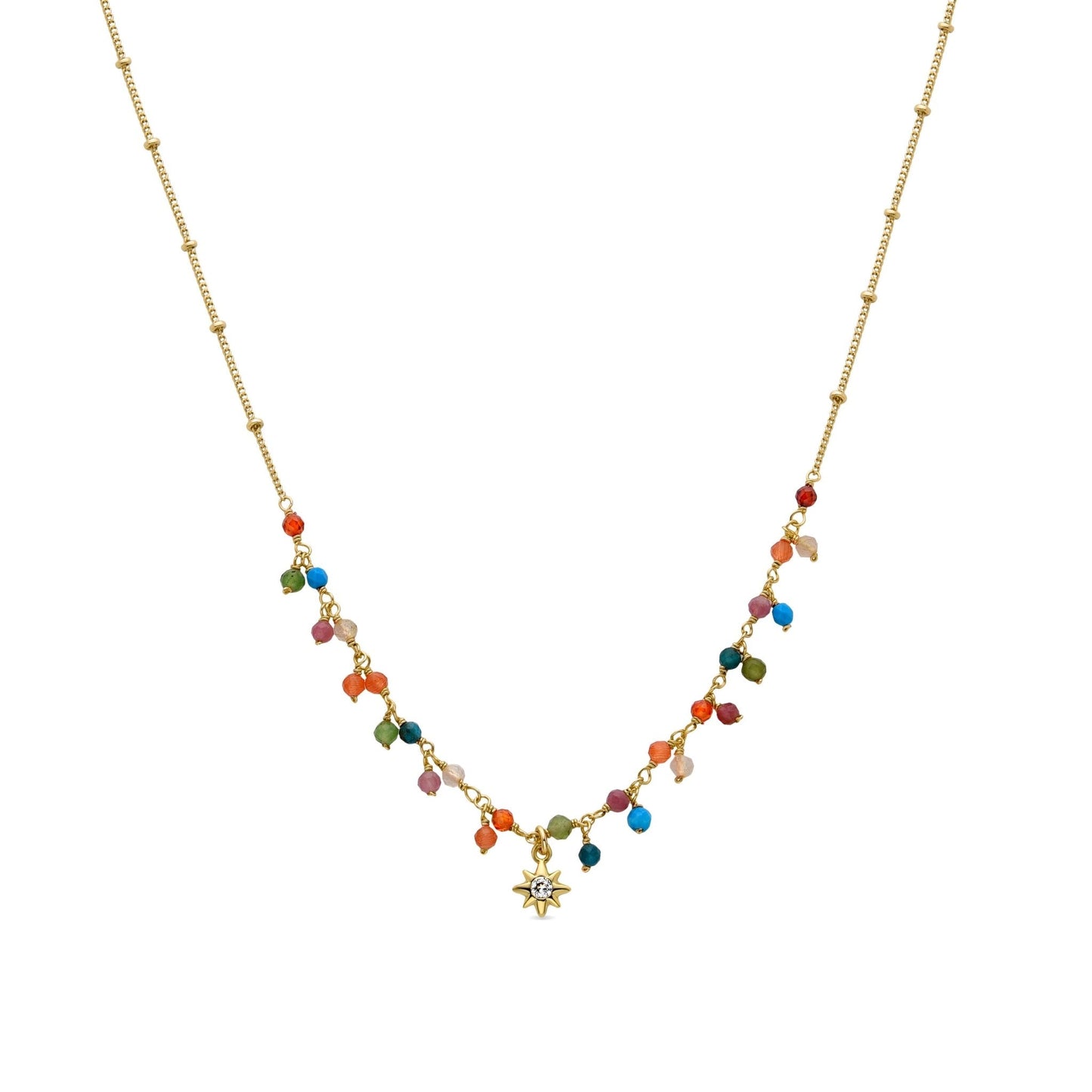 Collar acabado oro 18k