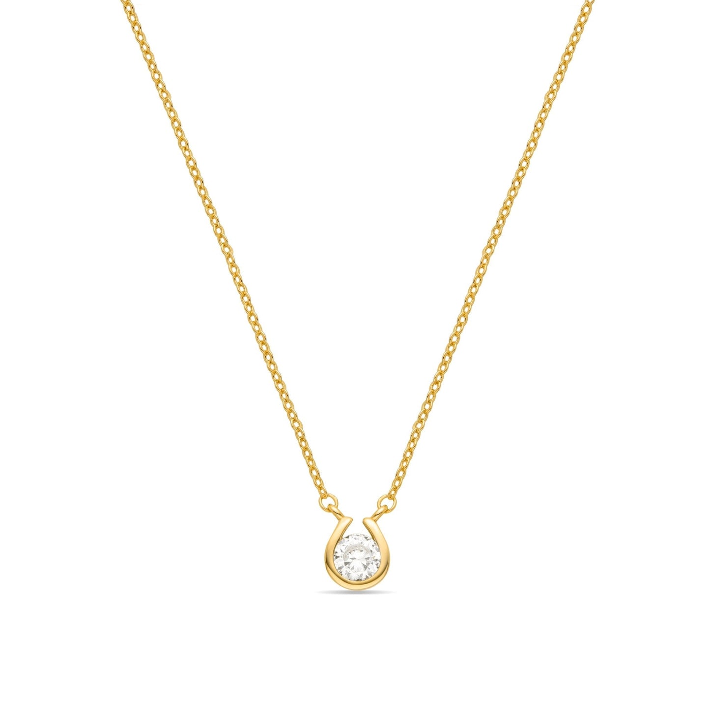 Collar acabado oro 18K