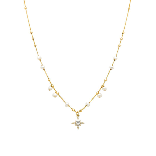 Collar acabado oro 18k