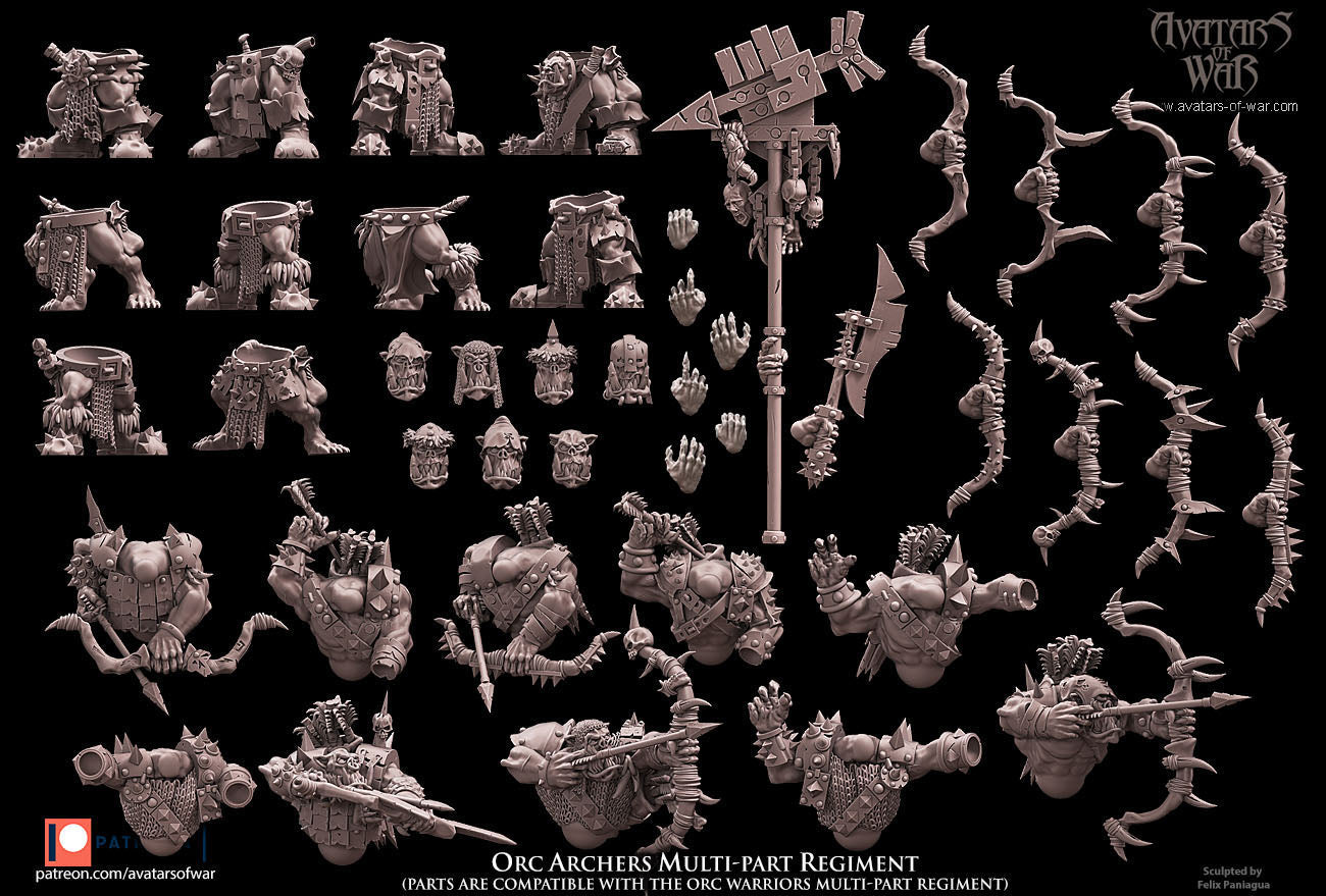 Orc Archers, Avatars of War
