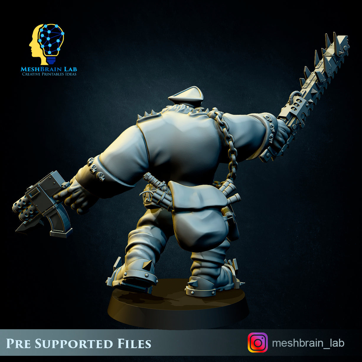 Ork nobz General, MeshBrain Lab