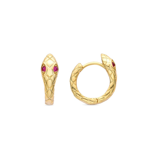 Pendientes acabado baño oro 18K