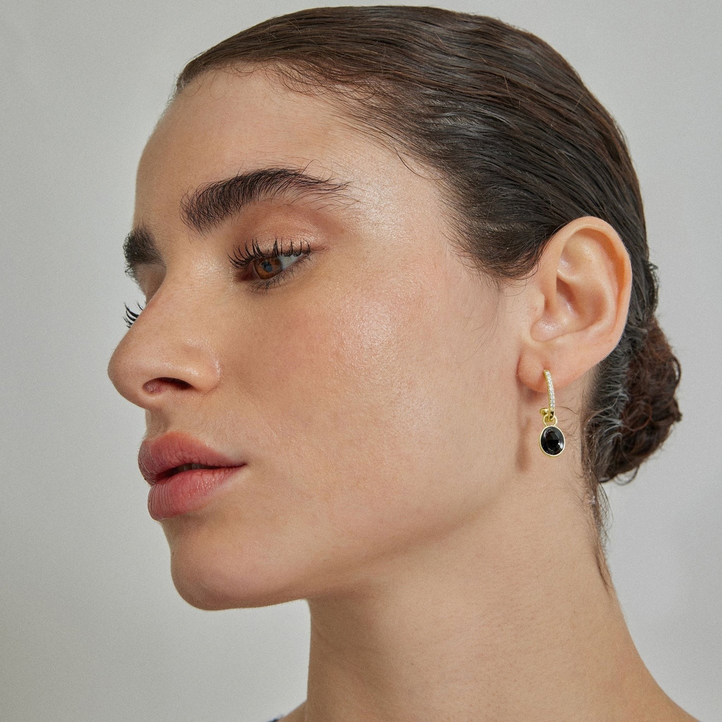 Pendientes acabado baño Oro 18K