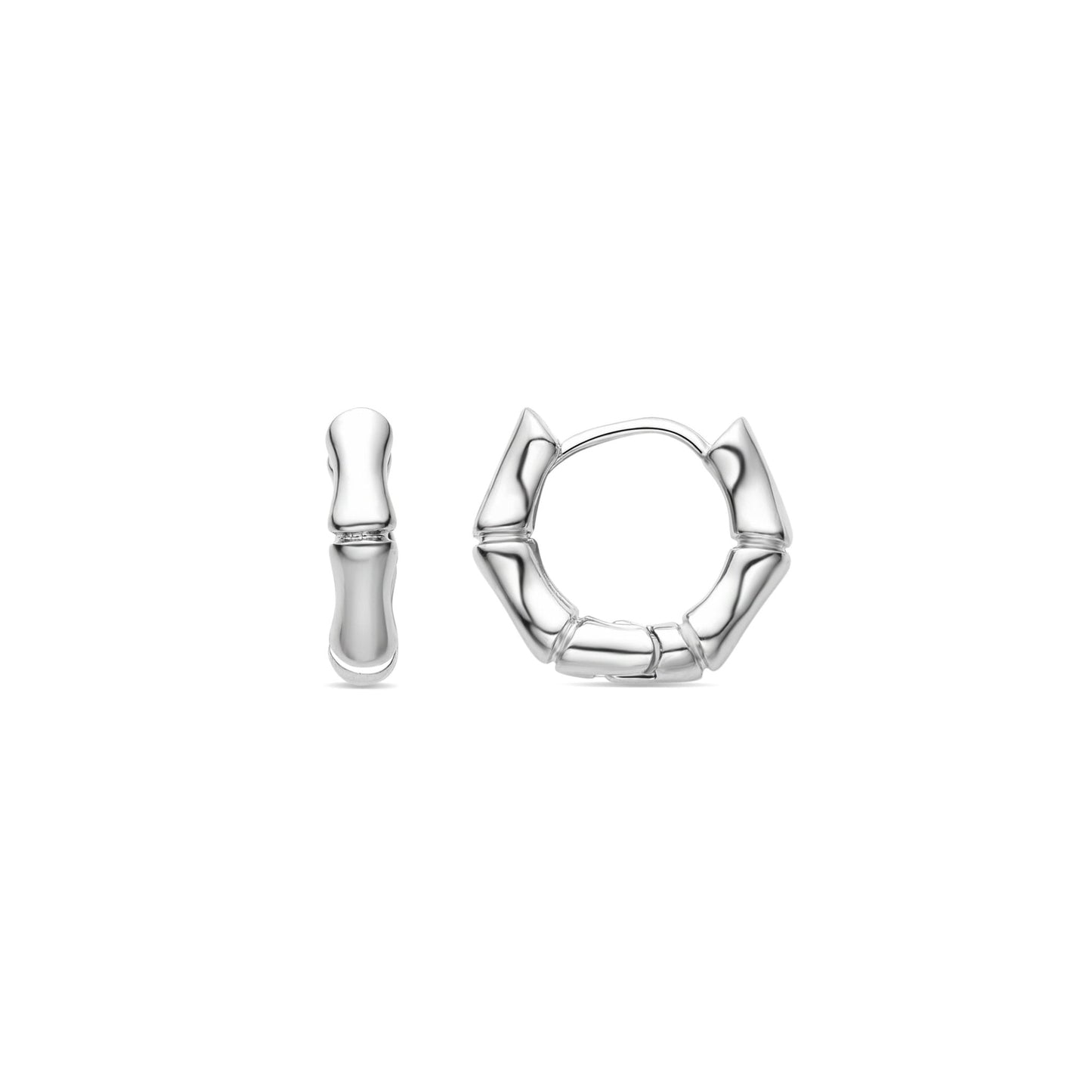 Pendientes acabado baño rodio