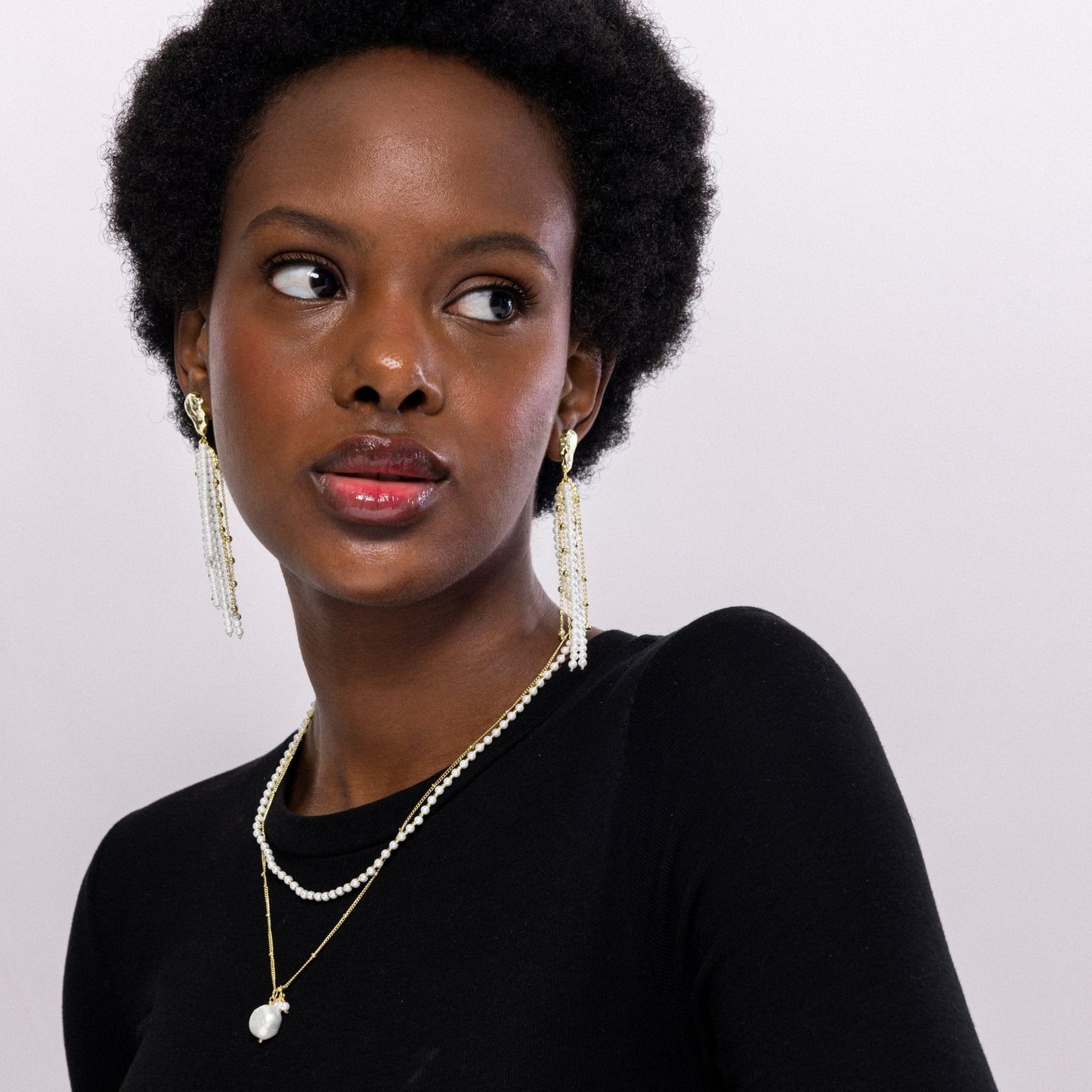 Pendientes acabado en oro amarilo 18k