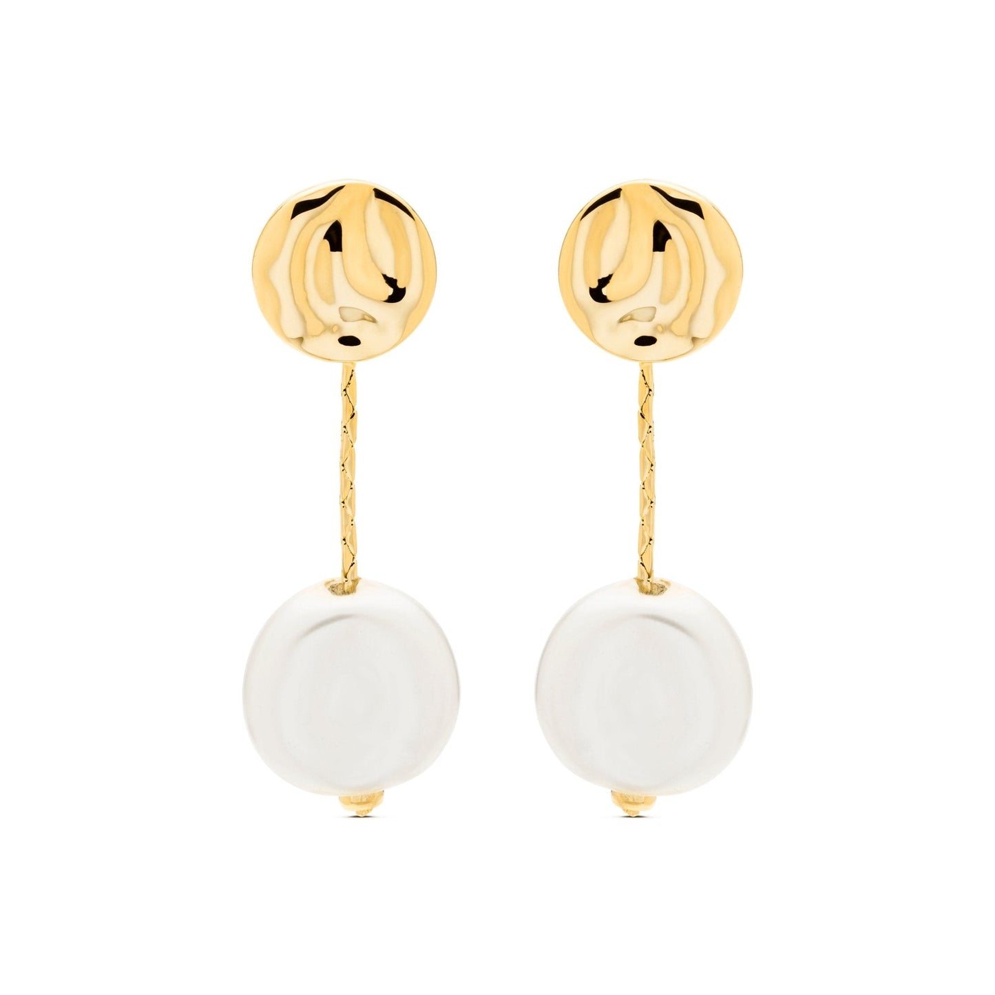 Pendientes acabado Oro Amarillo de 18 Kts