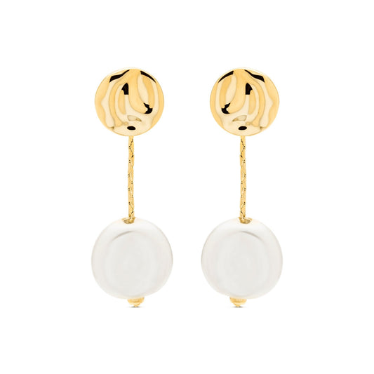 Pendientes acabado Oro Amarillo de 18 Kts