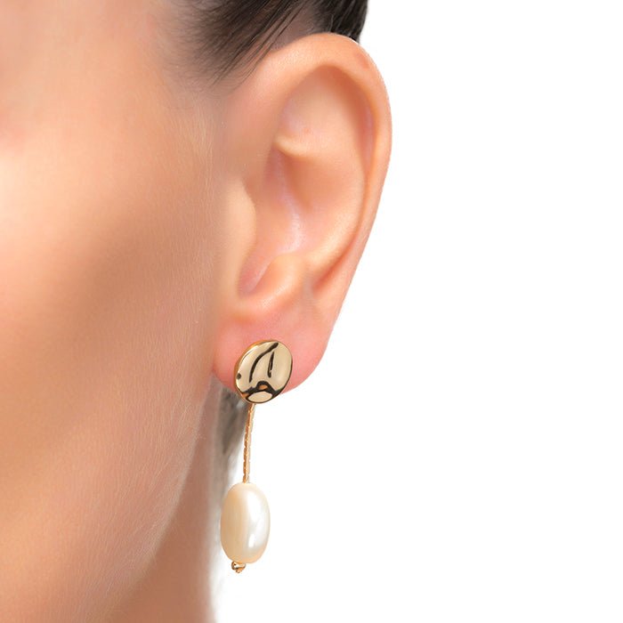 Pendientes acabado Oro Amarillo de 18 Kts