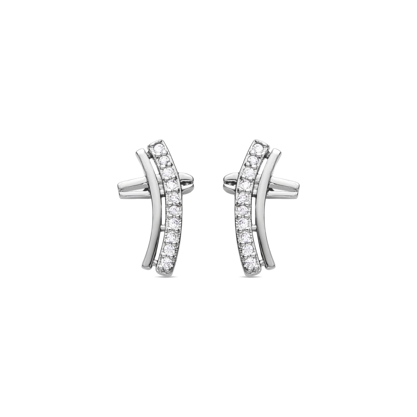 Pendientes acabado plata