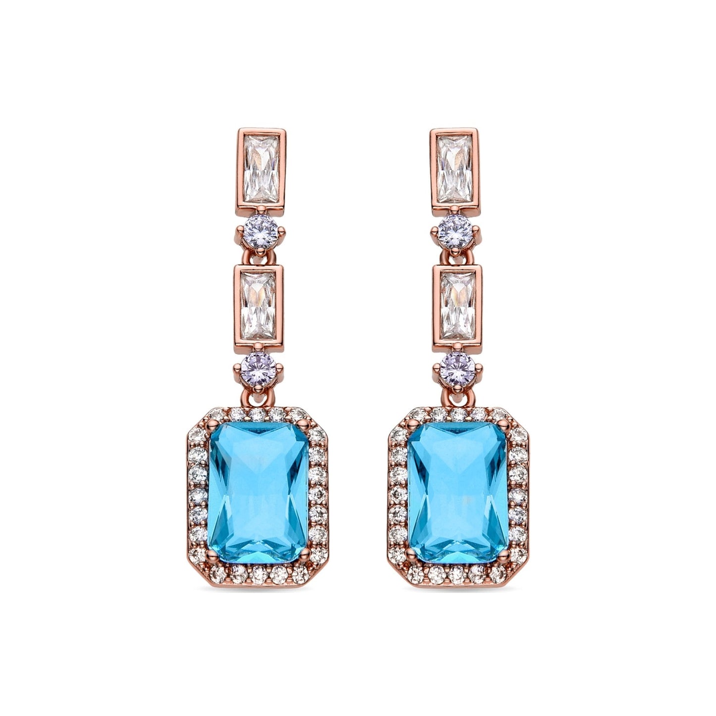 Pendientes acabados en oro 18K