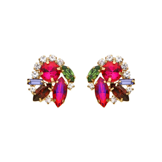 Pendientes acabados en oro amarillo 18k