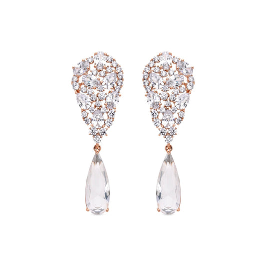 Pendientes acabados en oro amarillo de 18K