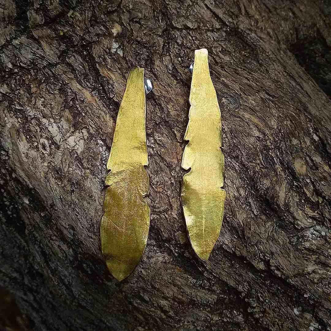 Pendientes Hojas de Olivo