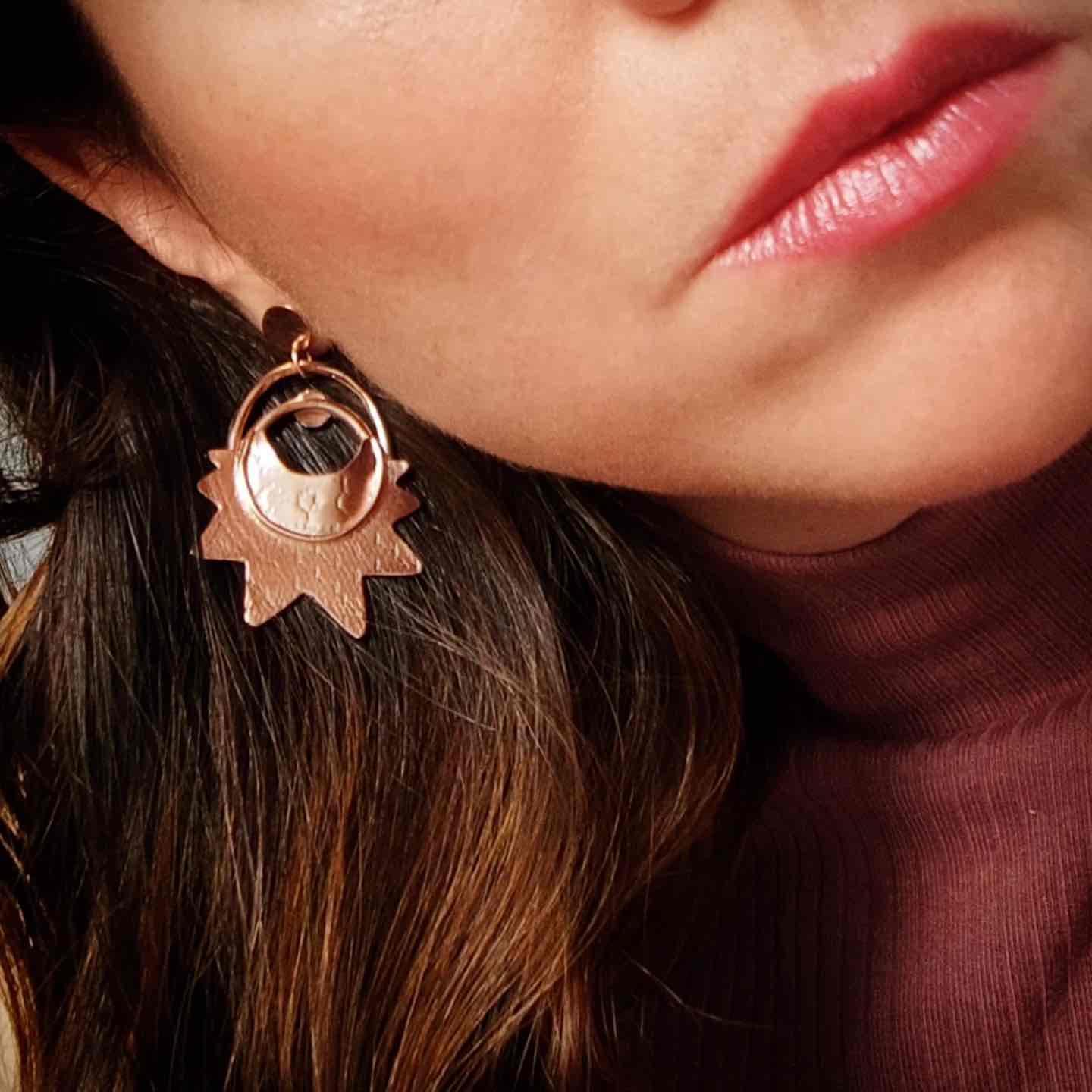 Pendientes Sol y Luna