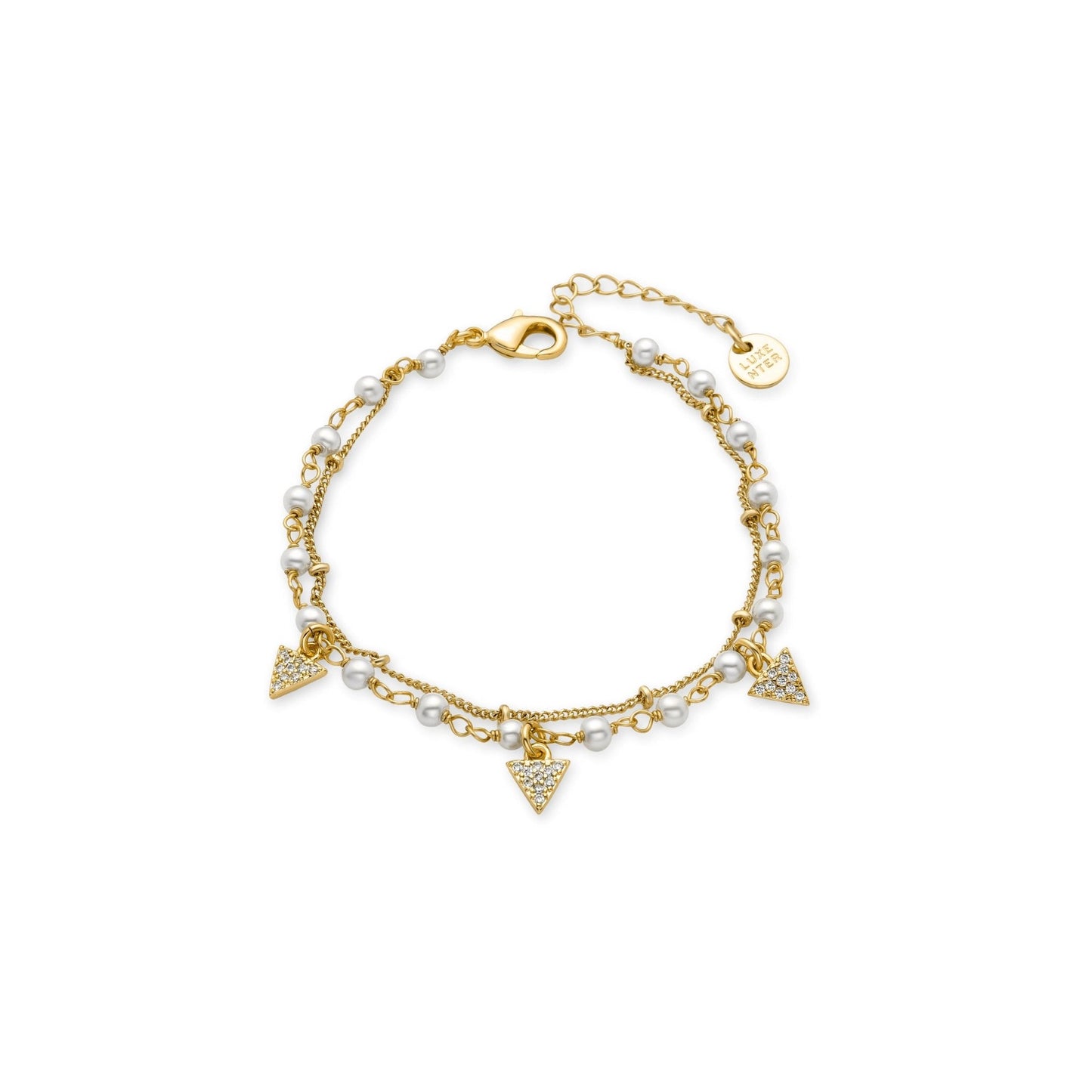 Pulsera acabado oro 18k