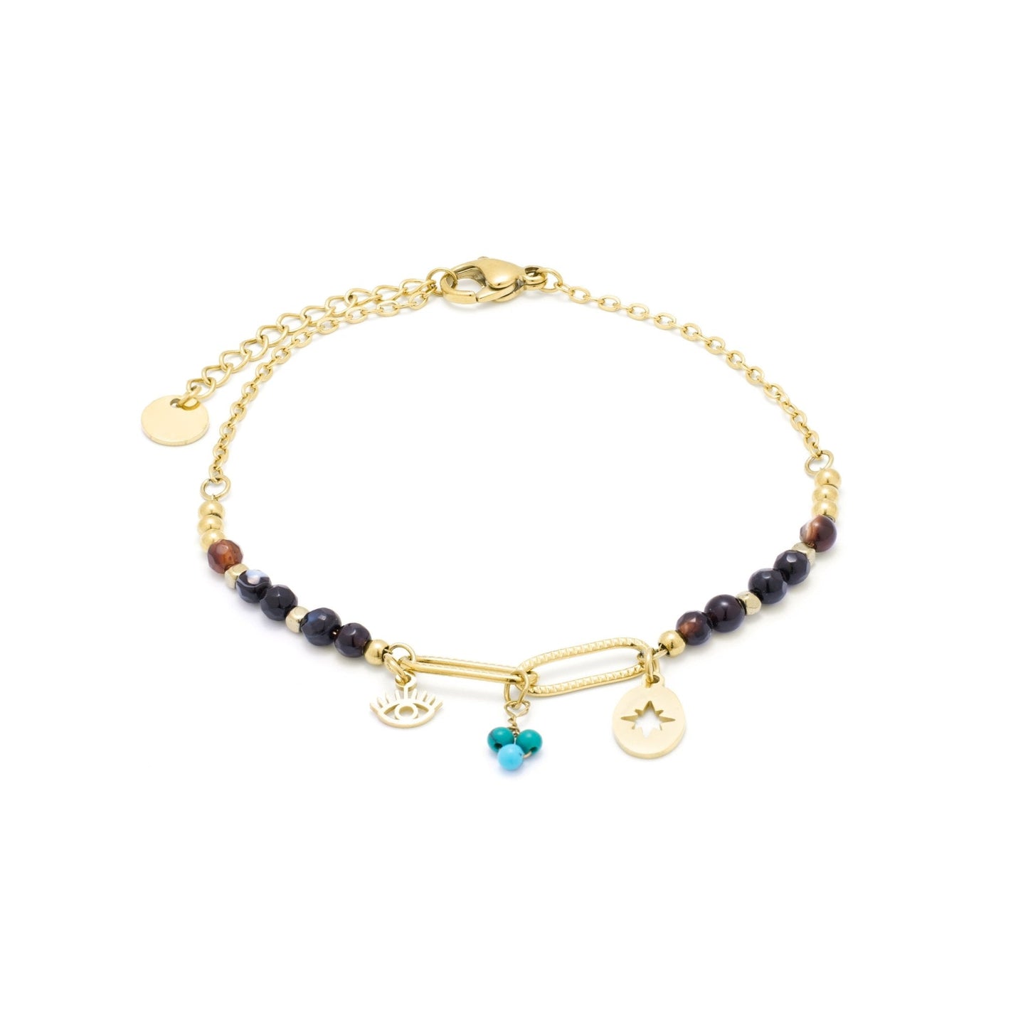 Pulsera acabado oro 18k