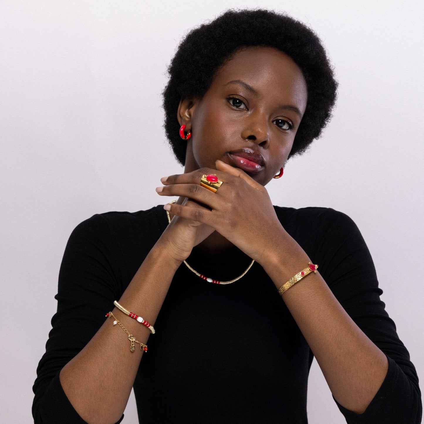 Pulsera Dilna acabada en oro amarilo 18k