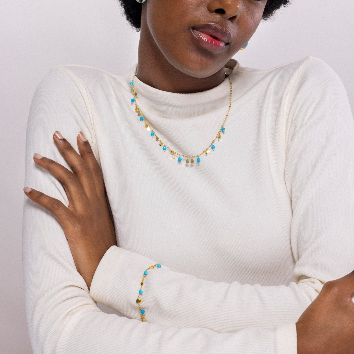 Pulsera Fawya acabada en oro amarilo 18k