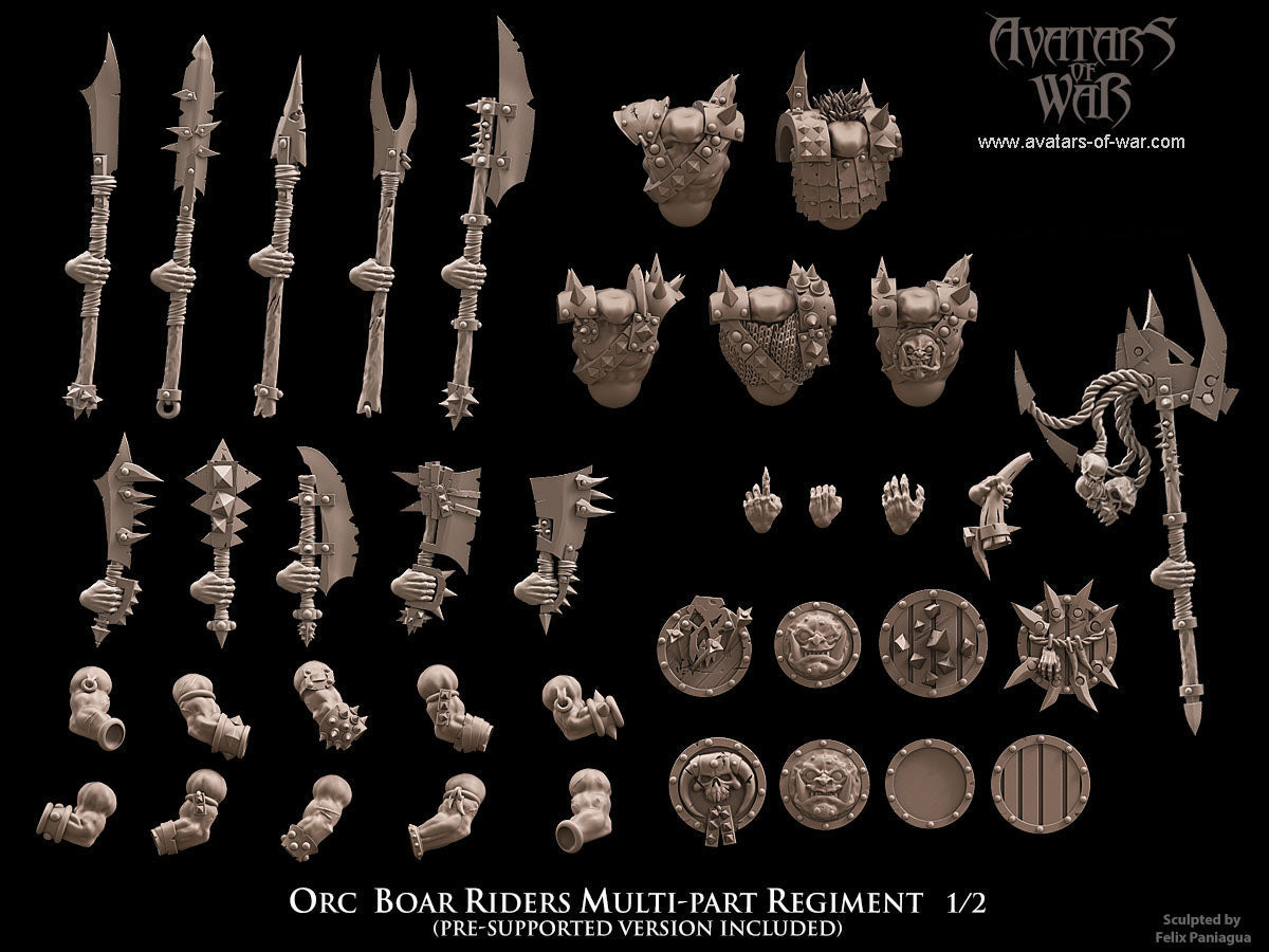 Orc Boar Riders, Avatars of War