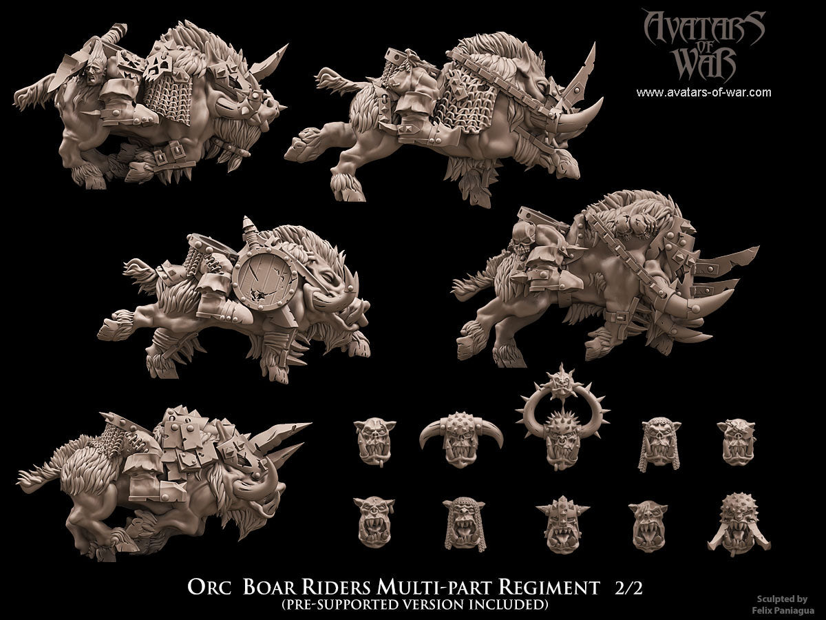 Orc Boar Riders, Avatars of War