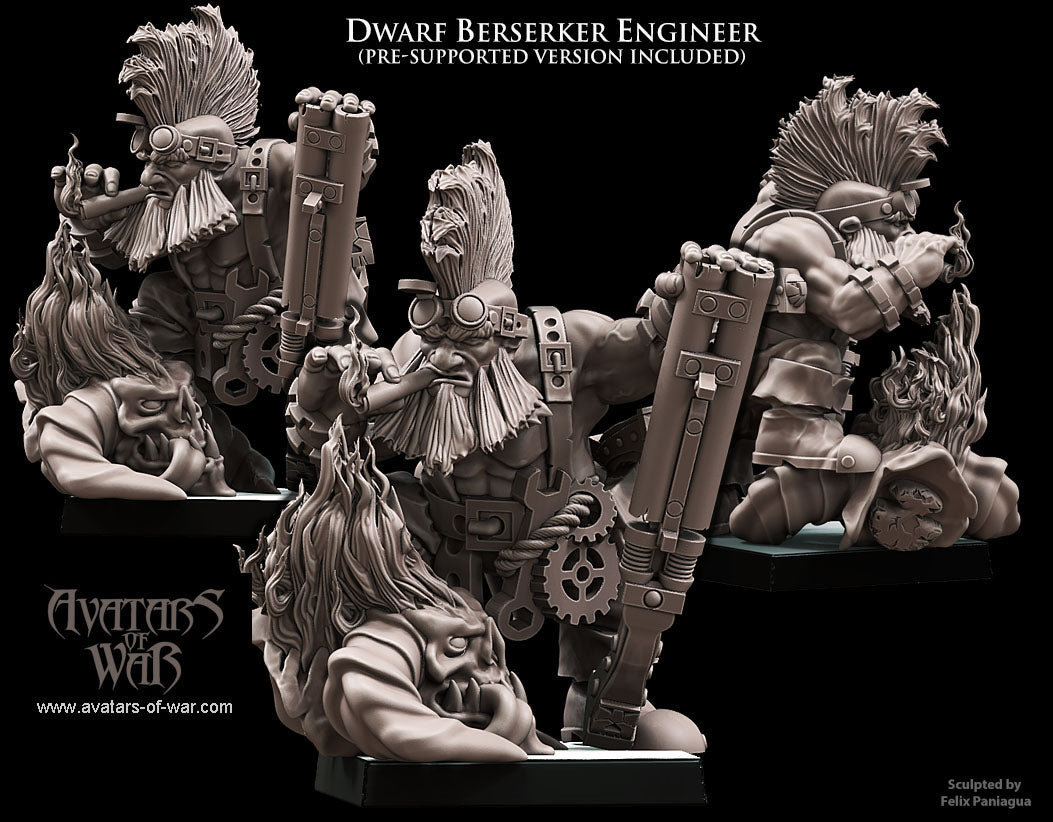 Dwarf berseker engineer, Avatars of War