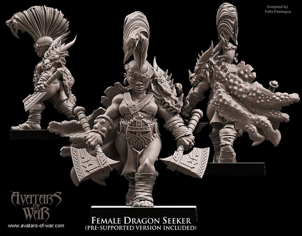 Dwarf Female Dragonseeker, Avatars of War