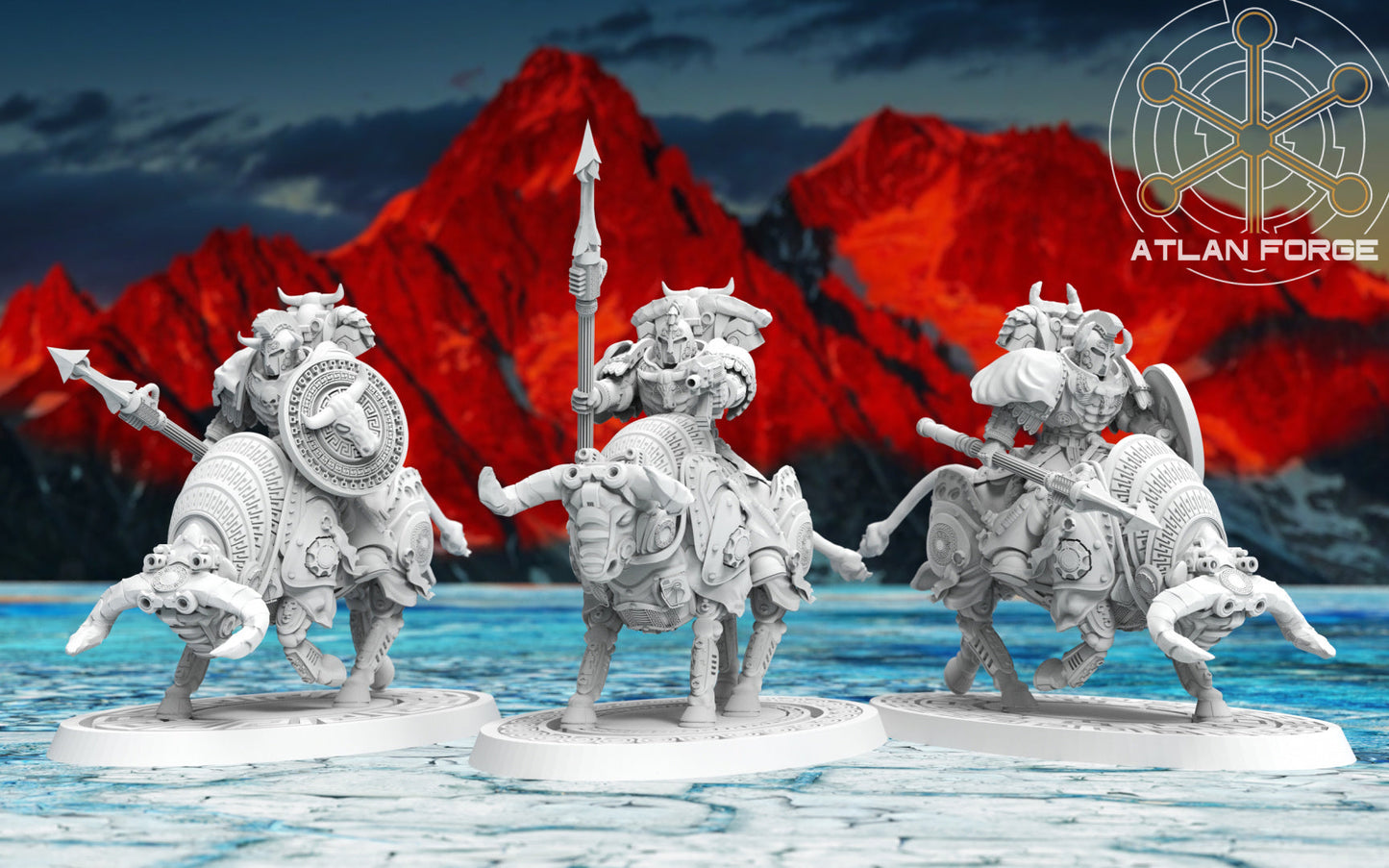 Minoan Bull Riders, Atlan Forge