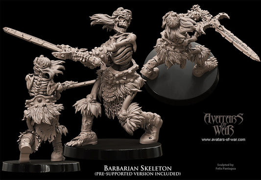 Barbarian Skeleton, Avatars of War