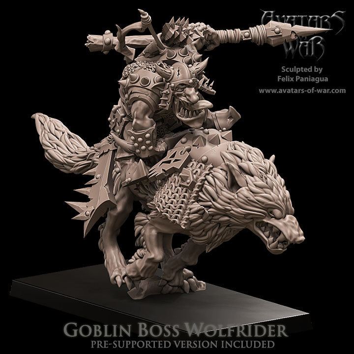 Goblin Chief on Wolf B, Avatars of War