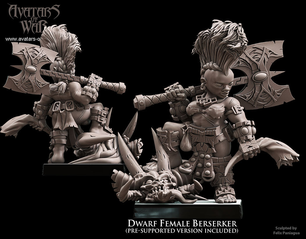 Dwarf Female Dragonseeker, Avatars of War