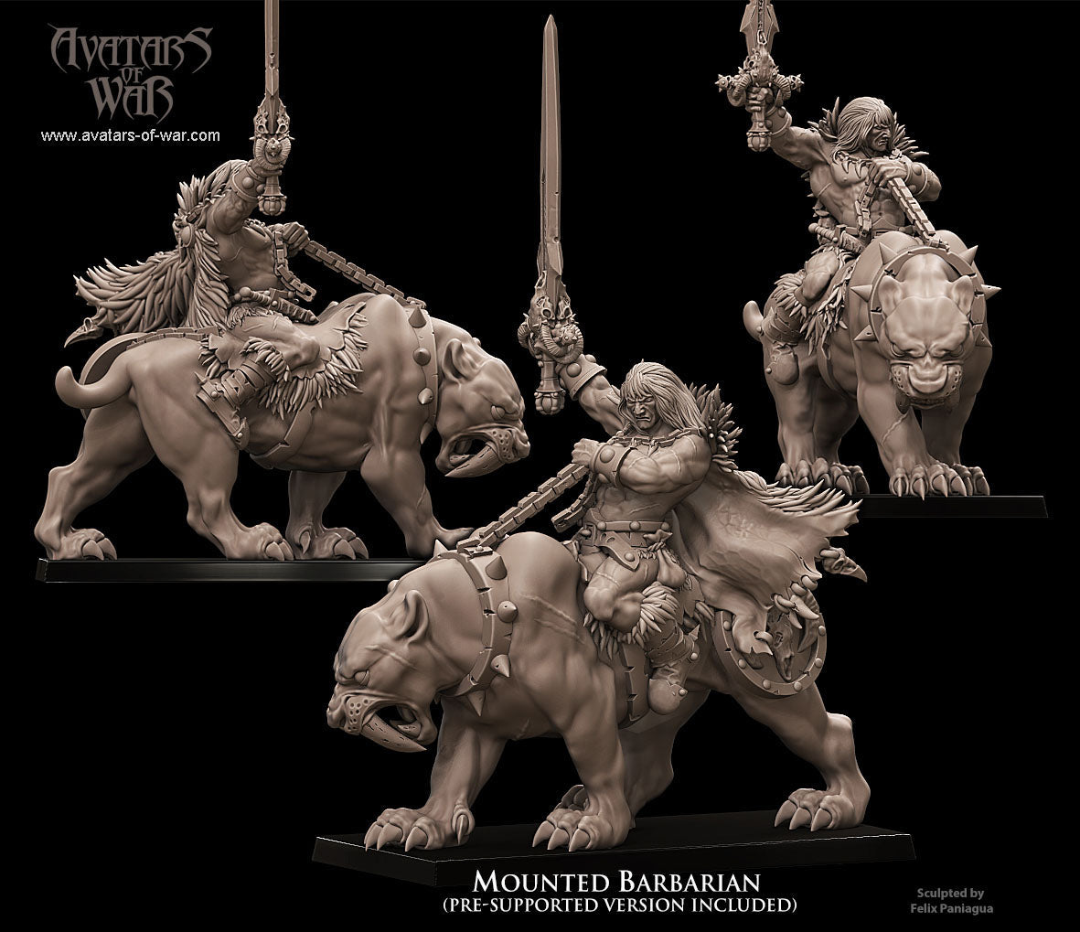 Mounted Barbarian, Avatars of War