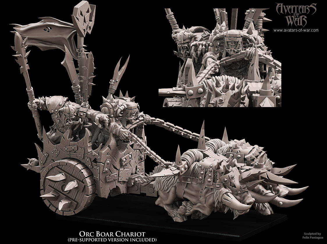 Orc Boar Chariot, Avatars of War