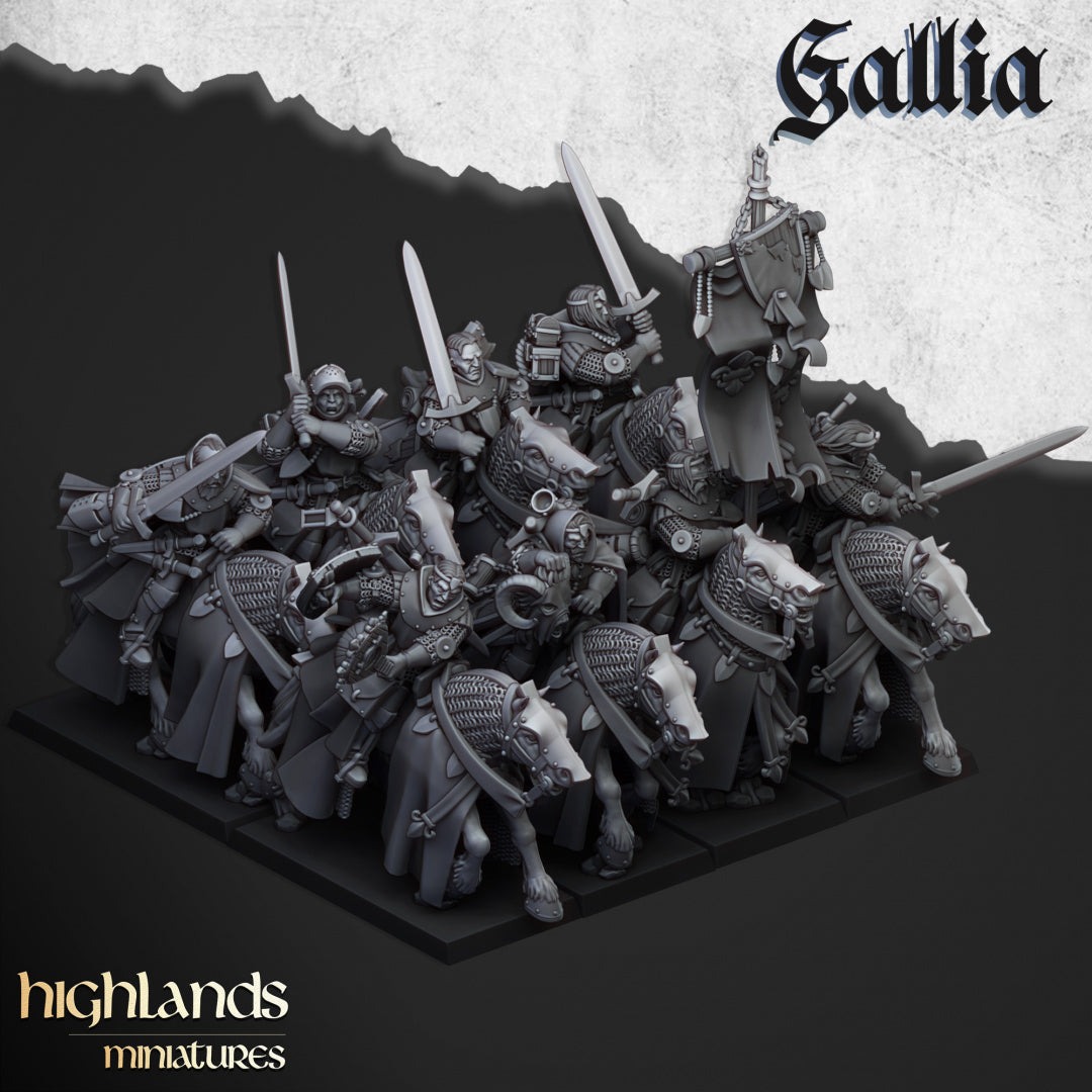 Questing knights of Gallia, Highlands Miniatures