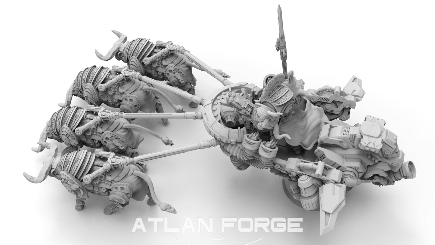 Minoan Chariot Bulls, Atlan Forge