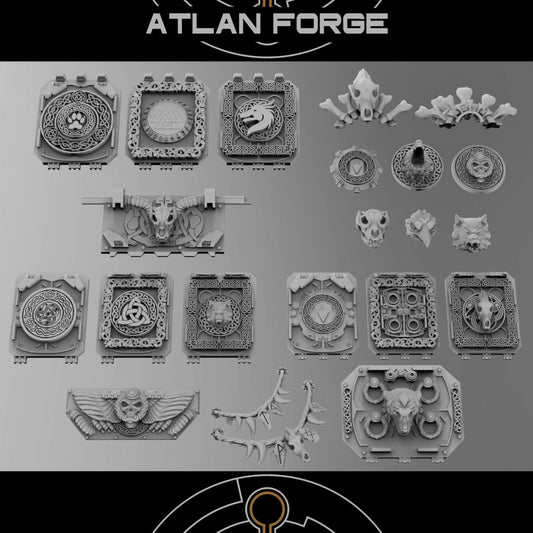 Asgardian Vehicle Ornaments, Atlan Forge