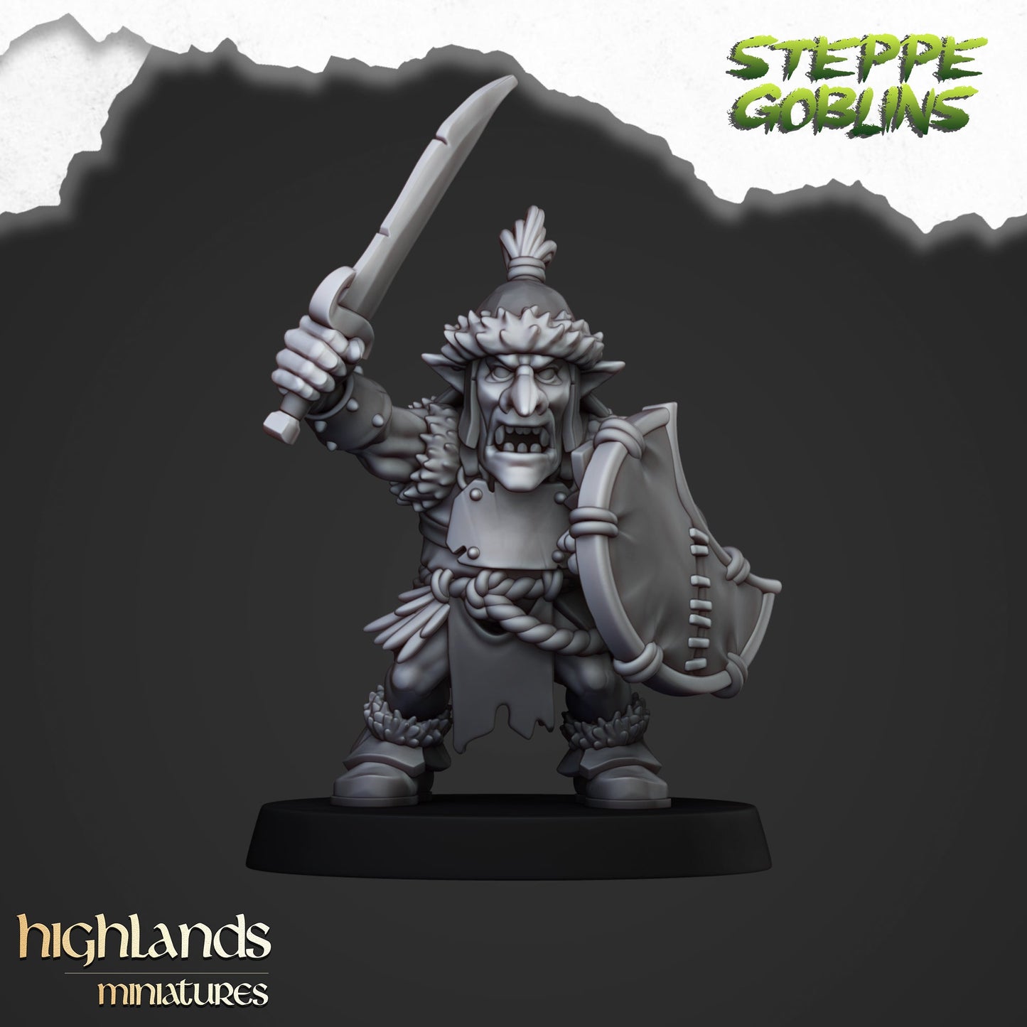 Steppe Goblins bowmen, Highlands Miniatures