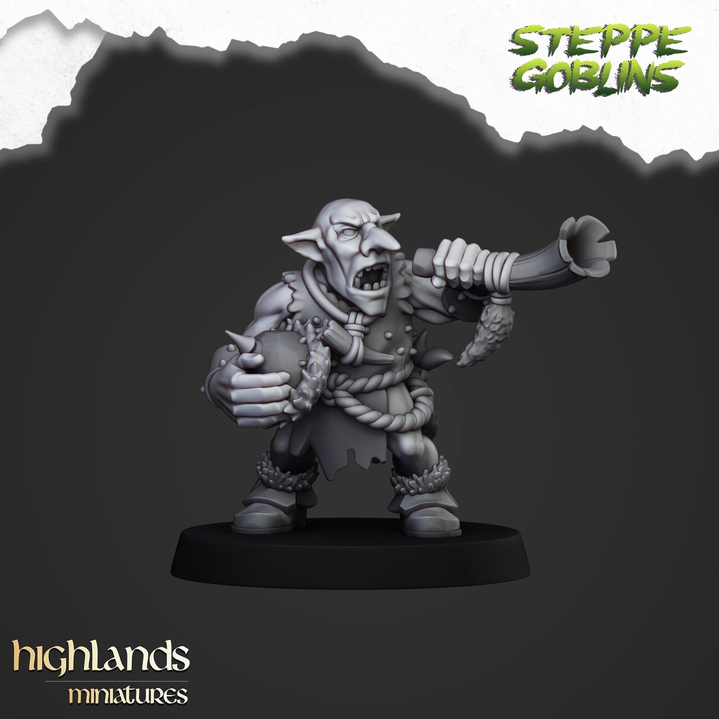 Steppe Goblins bowmen, Highlands Miniatures