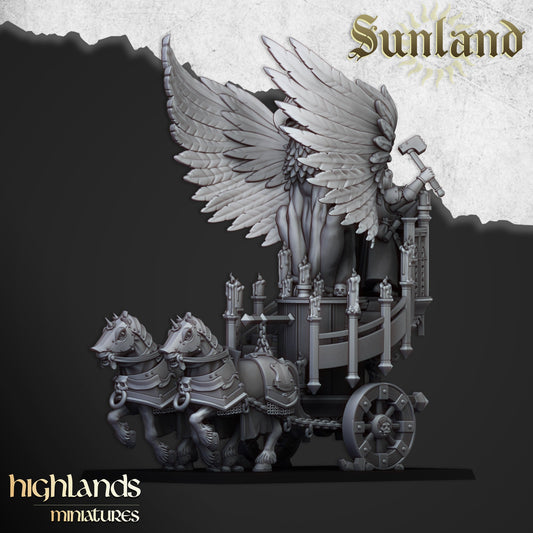 Sunland Altar chariot, Highlands Miniatures